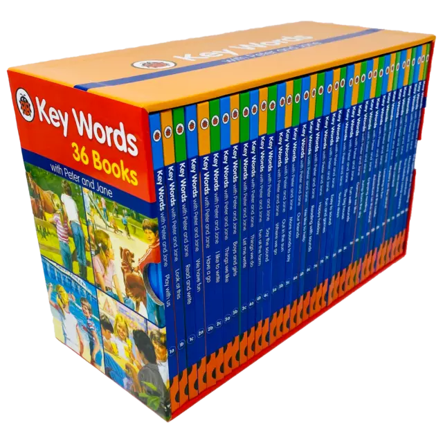 Ladybird Key Words With Peter and Jane 36 Books Collection Box Set NEW