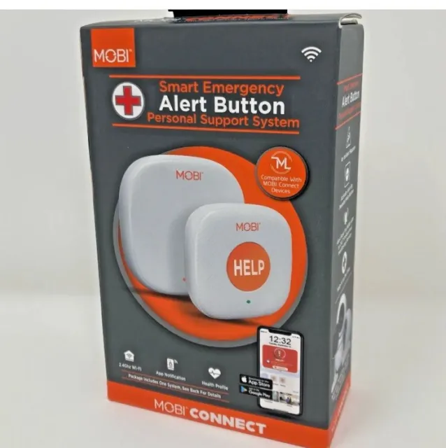 Mobi Connect Smart Emergency Alert Button Personal Support System NIB