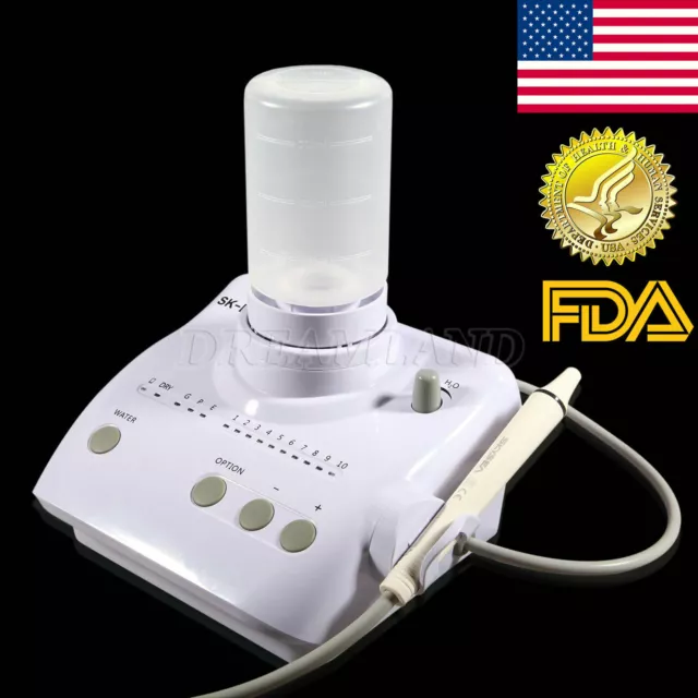 FDA Dental Ultrasonic Scaler fit EMS Self Dosing Water with 5*Tips
