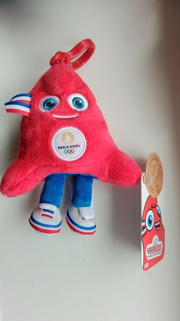 Doudou et Compagnie - Peluche Phryge gigante 130 cm - Mascotte ufficiale JO PARIS 2024 - Peluche rosso dei Giochi Olimpici e Paralimpici Parigi 2024