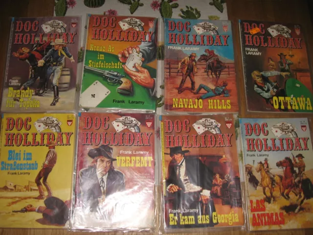 Doc Holliday Nr.1, Nr 2 ,Nr14, Nr 15 .Nr 17, Nr, 29, Nr 30, Nr 36   Frank Laramy