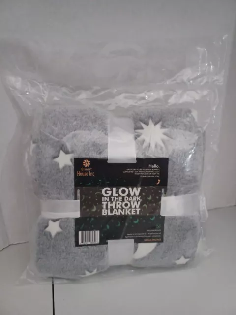 Blanket- GLOW IN THE DARK - 50X60 inches- Brand New Sealed