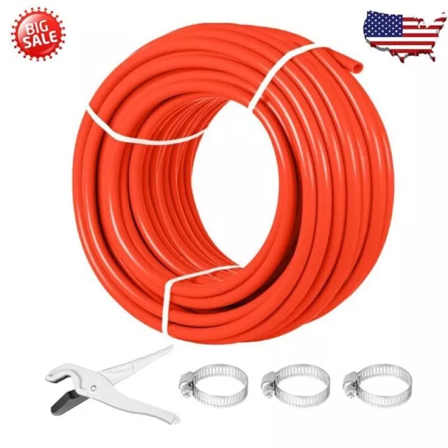 Oxygen O2 Barrier PEX Tubing 1/2 inch X 300 FT Pex Tube Coil for in Floor Heat