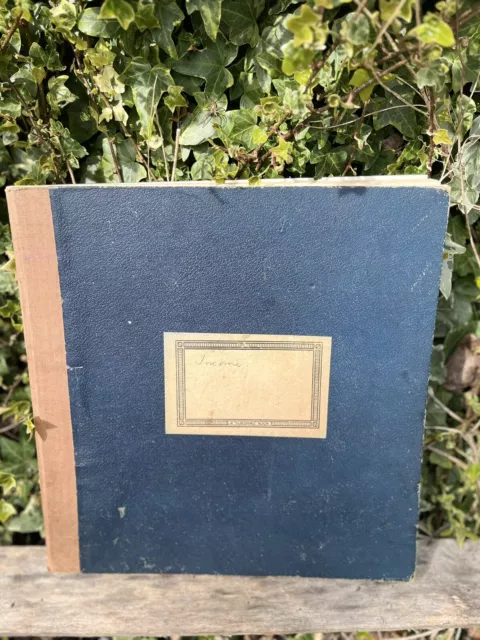 Vintage 1960s Ledger Account Book