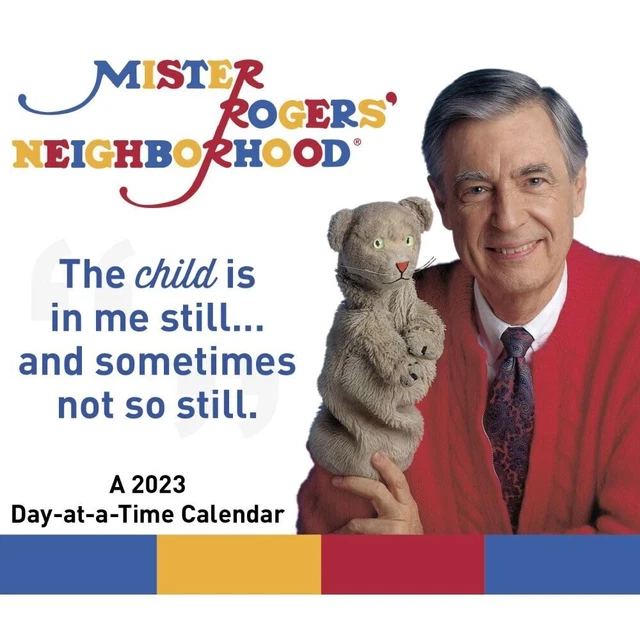 TRENDS INTERNATIONAL, Mister Rogers 2023 Desk Calendar 20.59 PicClick