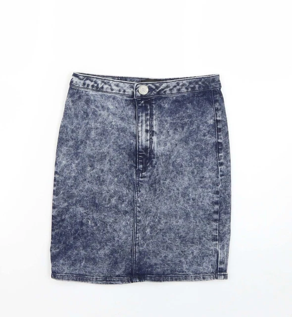 Mini set da donna blu cotone River Island taglia 8