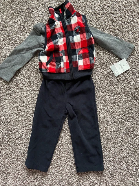 Carters Baby Boy 3 Pece Outfit Size 18 Months