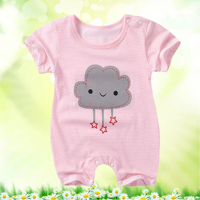 Baby Cartoon Jumpsuit Infant Romper Mcbling Clothes Infant Clothes Summer