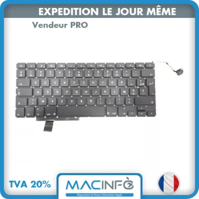 Clavier Apple MacBook Pro 17" 2009 A 2011 A1297 Français Azerty