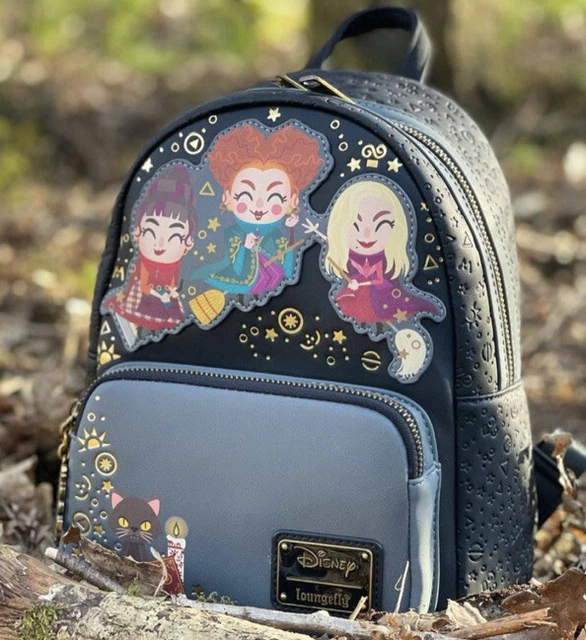 LOUNGEFLY DISNEY HOCUS Pocus Mini Backpack Chibi Sanderson Sisters