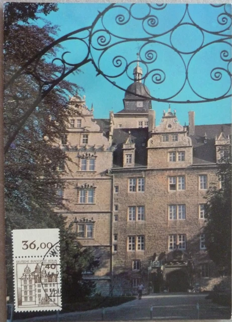 Bund, Maximumkarte B&S "Schloss Wolfsburg", SSt.