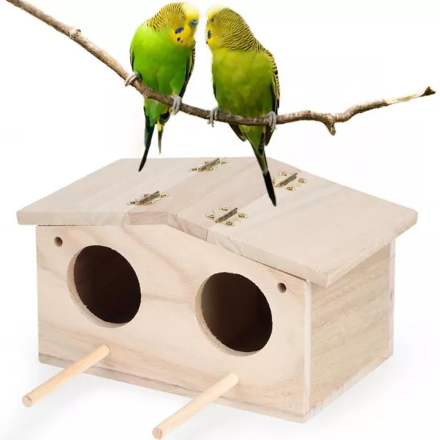 Scatola per nido in legno appesa casa per uccellini decorazione giardino vintage