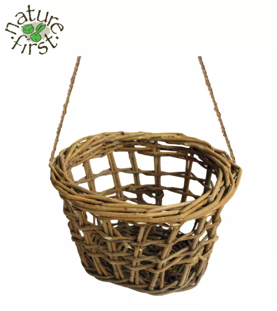 Nature First Small Animal Rabbit Guinea Pig Natural Nibble Willow Hayrack 31099