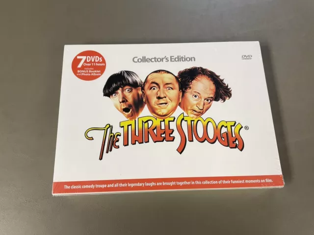 The Three Stooges: Collectors Edition (DVD, 2011, 7-Disc Set) NEW SEALED