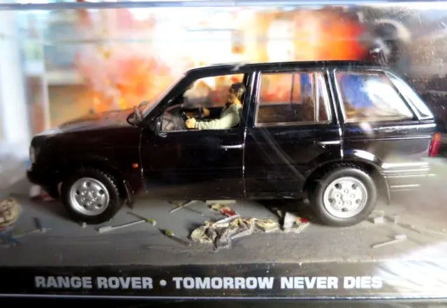 JAMES BOND 1/43 RANGE ROVER Tomorrow never dies Comme NEUVE Boite Cristal