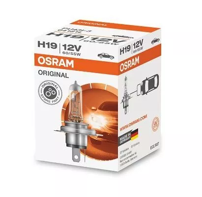 OSRAM Glühlampe, Birne Auto Scheinwerfer Sockelglühlampe 12 V 60/55 W PU43t-1