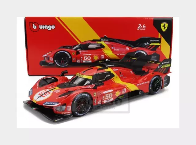 1:18 BURAGO Ferrari 499P #50 24H Le Mans (Pole) 2023 Fuoco Molina BU16301-50