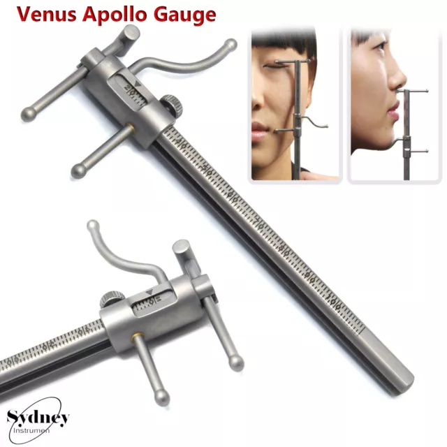 Dental Implant Dentures Calipers Prosthetic VDO Ruler Venus Apollo Gauge