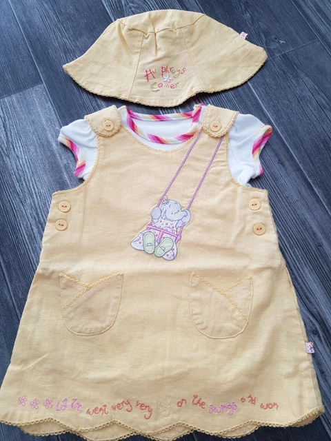 Bnwt Humphreys Corner Lottie Goes To Fair Yellow Dress Set Newbaby Gift Summer