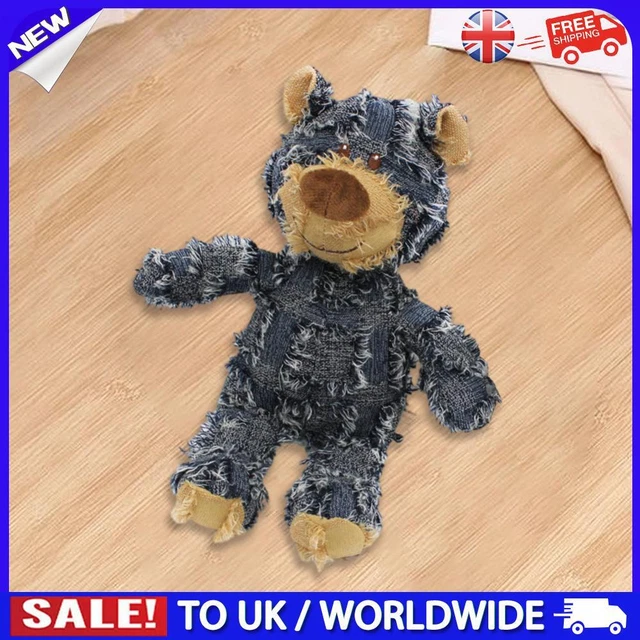 BEAR SHAPE Dog Calming Toy Companion Chew Toy Soft for Puppies