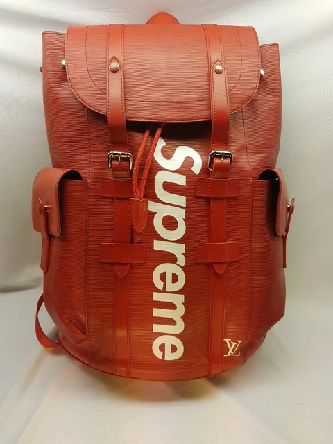 LOUIS VUITTON SUPREME Christopher Red Backpack EUR 883,62