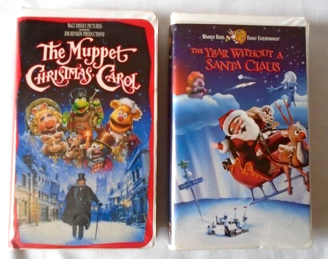 THE MUPPET CHRISTMAS Carol + The Year Without a Santa Claus Lot of 2