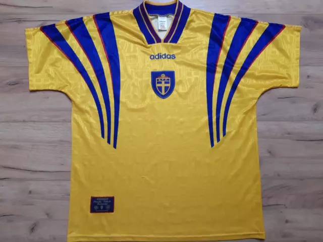 SWEDEN SVERIGE 1996-98! shirt trikot maglia camiseta jersey kit! 5/6 ! XL adult@