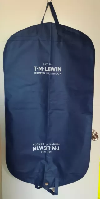 5x Branded Navy Long Travel Garment Universal Suit Shirt Dress Cover Storage Bag
