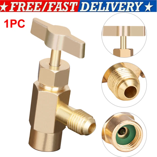 R134A R12 Side Can Tap, 3-in-1 Side Mount Can Tap Valve, 1/4 - Foto 8