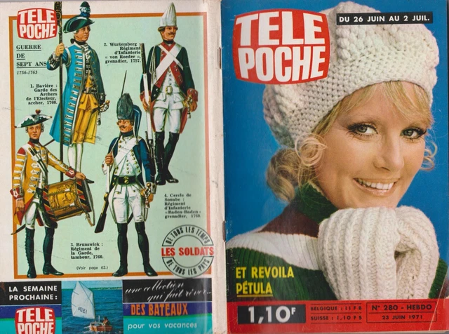 Tele Poche 1971  N° 280  Complet   Petula Clark