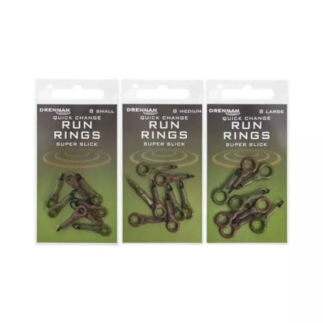 Drennan Quick Change Run Rings Super Slick