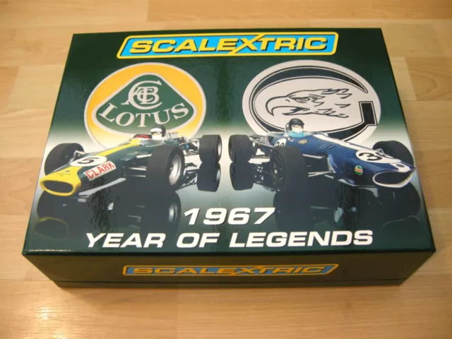 SCALEXTRIC - 1967 Year of Legends Twin Set C2923A, Lotus F1 - Rare, BNIB - MINT!