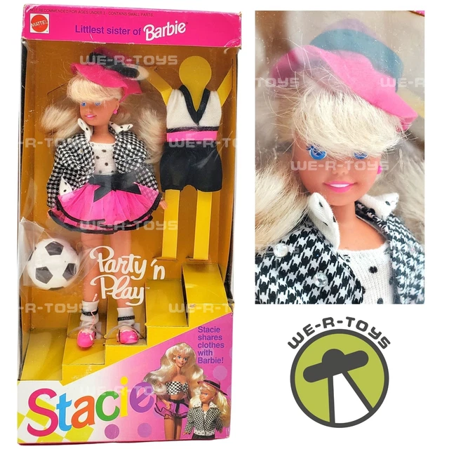 BARBIE PARTY ‘N Play STACIE Doll Littlest Sister of Barbie Mattel 1992