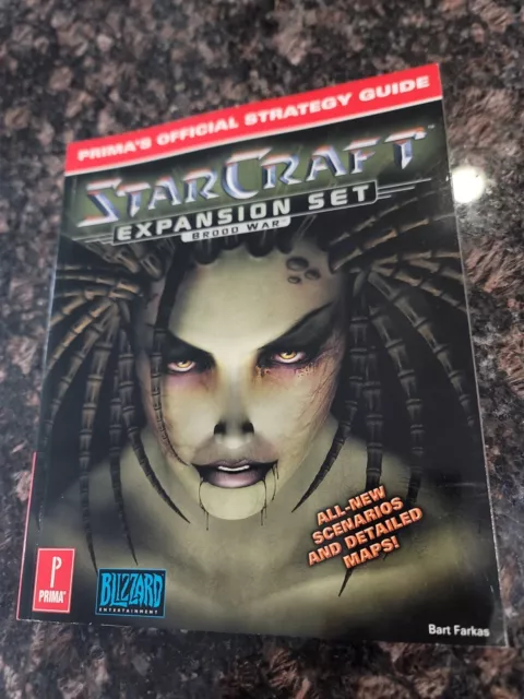 STARCRAFT EXPANSION SET BROOD WAR: by BART FARKAS, SOFTCOVER, OFFICIAL GUIDE