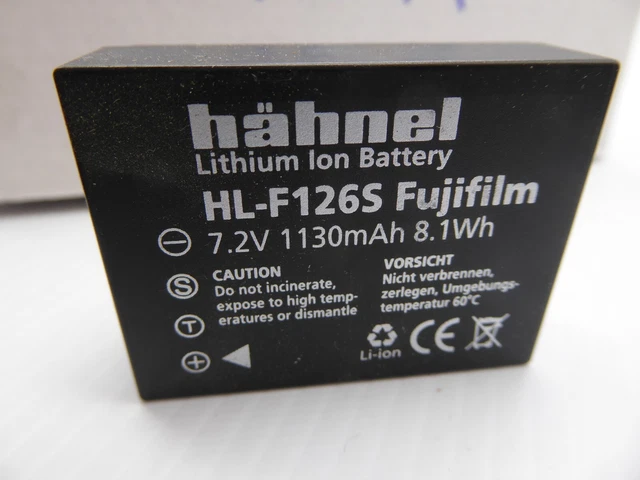 Batería Hahnel HL-F126S Fujifilm NP-W126S - batería única