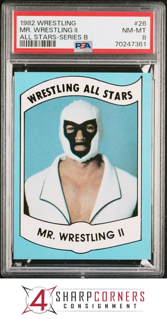 1982 Wrestling All-Stars-Series B #26 Mr. Wrestling Ii Rc Hof Psa 8 X3628187-361
