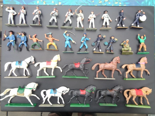 PLAYMOBIL - 2 boîtes - Chevaliers du Moyen-Age en armes