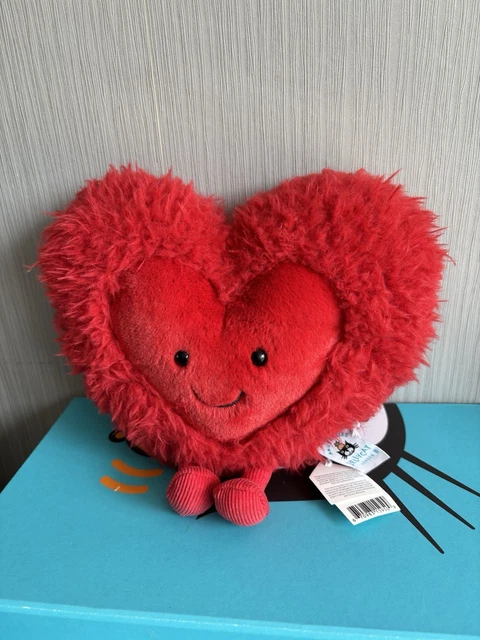 JELLYCAT BEATIE HEART BNWT Displayed Only New With Paper Tags £38.14 ...