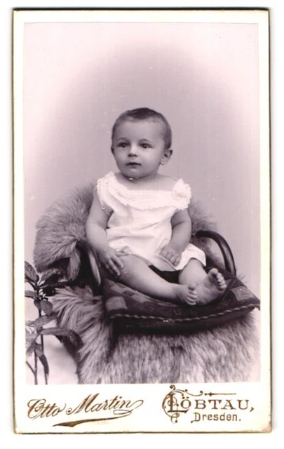 Fotografie Otto Martin, Dresden-Löbtau, Reisewitzerstr. 18, Portrait süßes Baby