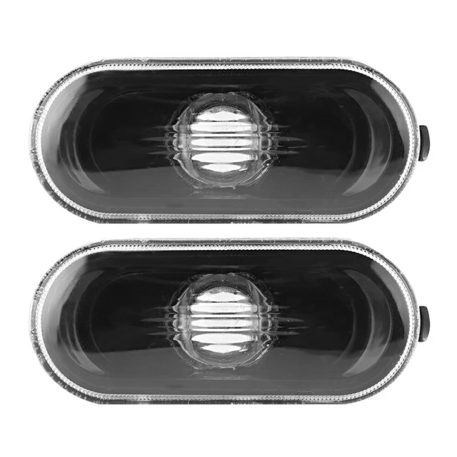 √ 2pcs Side Marker Turn Signal Warning Light & Black Lamp Cover For Bora/