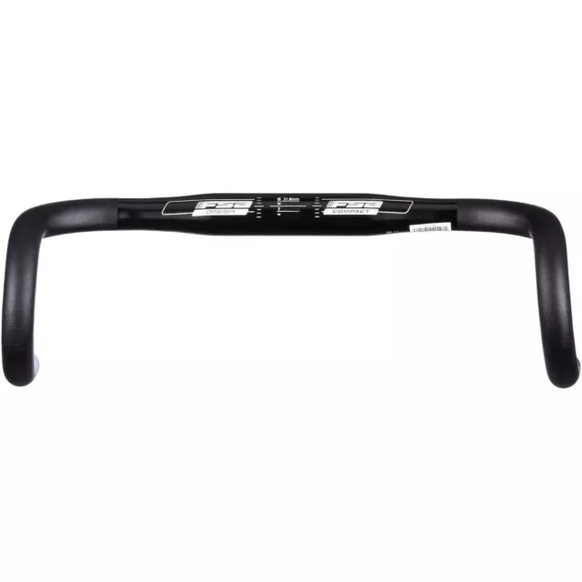 FSA Omega Compact Road Handlebar - Black - 31.8mm - Choose Width