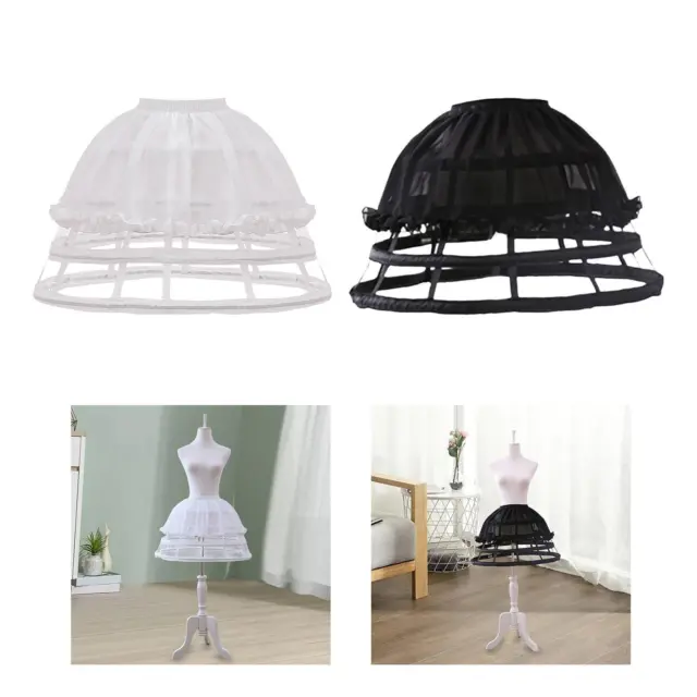 Cage cerceau jupe jupon Crinoline sous-jupe sacoche pour robe Cosplay