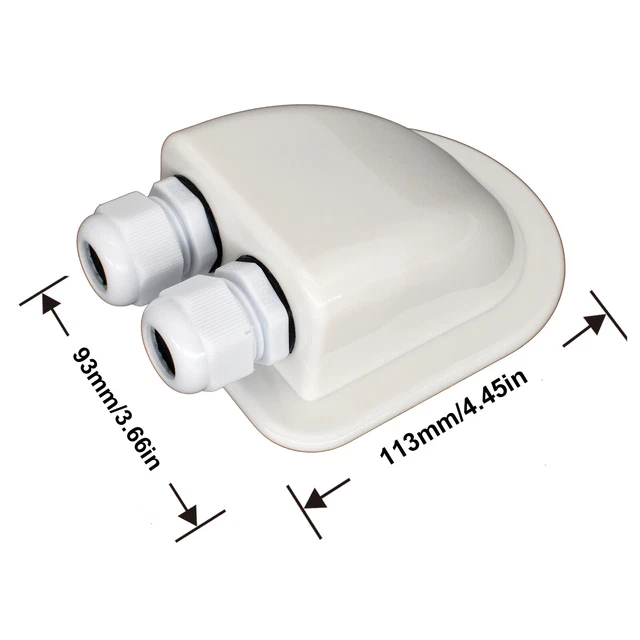 DOUBLE WIRE CABLE Entry Gland Box Roof Solar Panel Junction Box RV