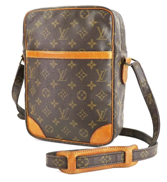 Authentic Louis Vuitton Monogram Danube Shoulder Cross Body Bag M45266 LV  1125G