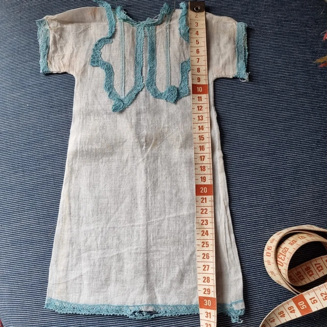 Robe poupée ancienne Jumeau BRU Steiner SFBJ petite taille 20