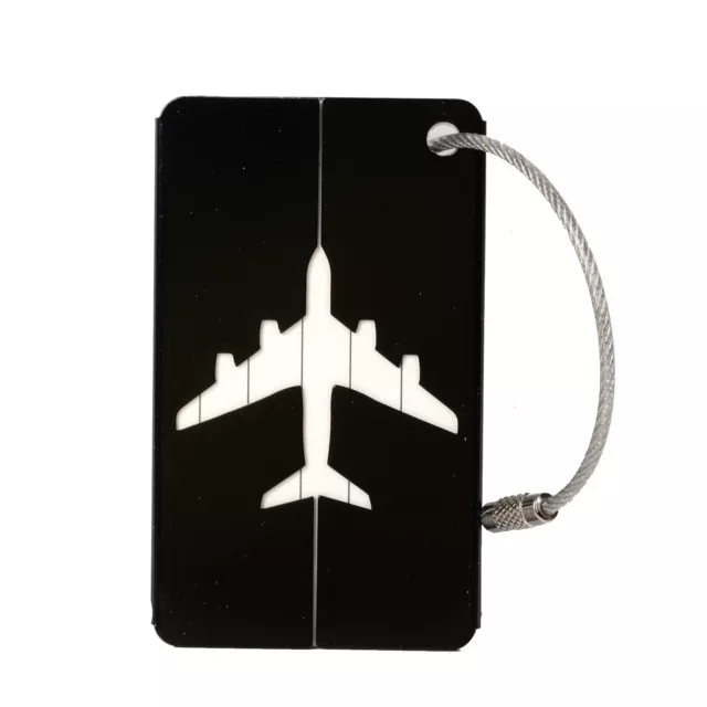 Aluminum Travel Luggage Tag Baggage Suitcase Bag Identity Address Name Labels B