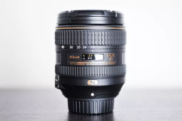 Nikon AF-S 16-80mm f/2.8-4E DX VR Lens - US Model!