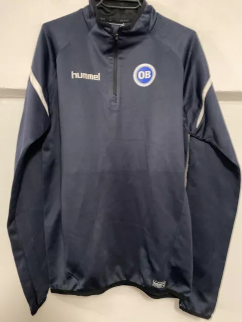 Hummel Odense Boldklub Denmark Trainings-Fußballoberteil Herren Größe M