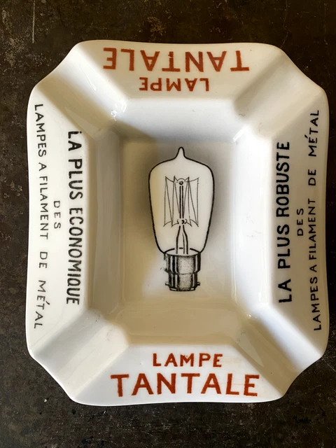 Lampe Et Cendrier Vintage MAZDA Années 60 - Déco Atelier, Camping - Alimentation Pile