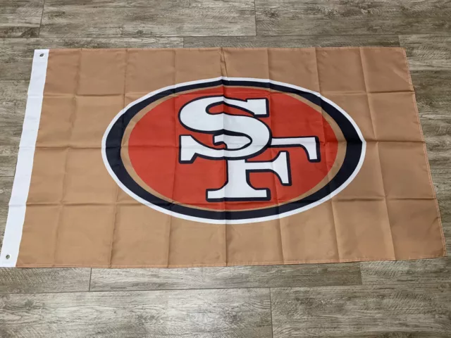 San Francisco 49ers Familia Huelga Flag 3' x 5' Quest For 6 Red